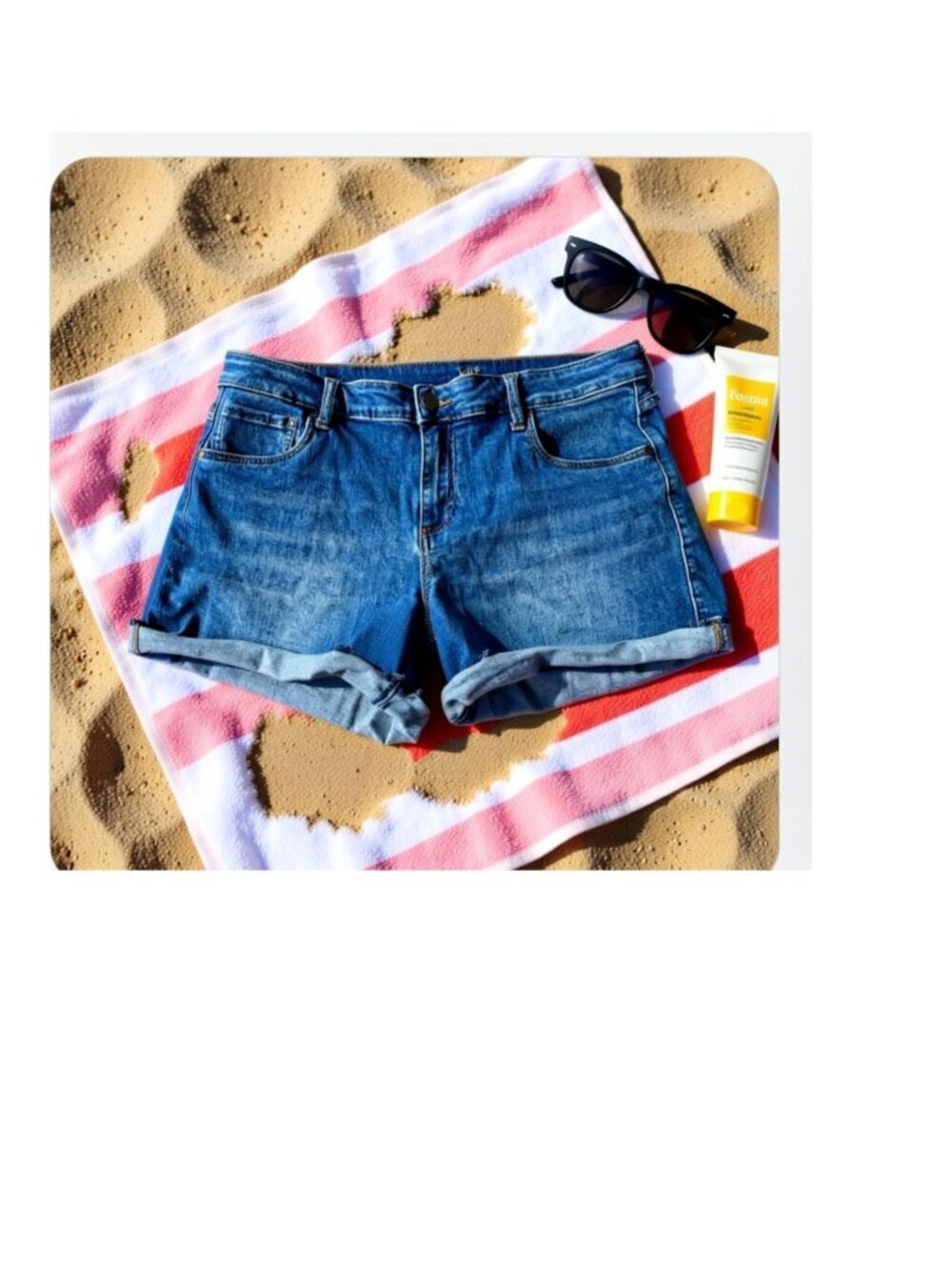 KUT From The Kloth medium-wash denim shorts Size 12 (C16)